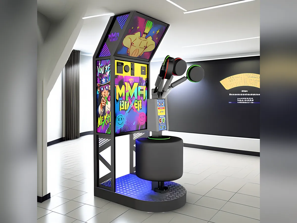 Borne de frappe MMA – location jeux d'arcade et de fête foraine en Île-de-France, France Gonflable