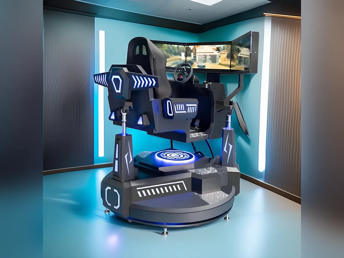 Simulateur de conduite 360° – location jeux d'arcade et de fête foraine en Île-de-France, France Gonflable
