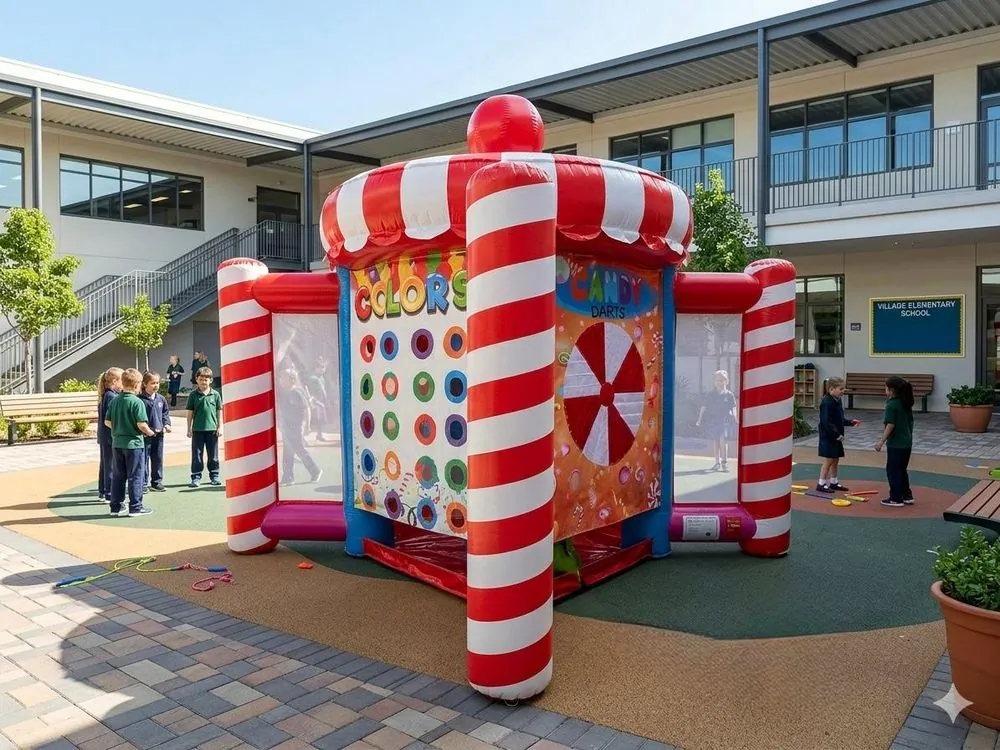 Carnaval 4 en 1 – location jeux sportifs et défis en Île-de-France, France Gonflable