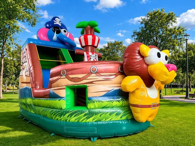 Bateau Pirate – location châteaux gonflables en Île-de-France