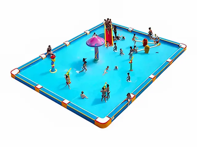 Pataugeoire ludique – location jeux aquatiques en Île-de-France