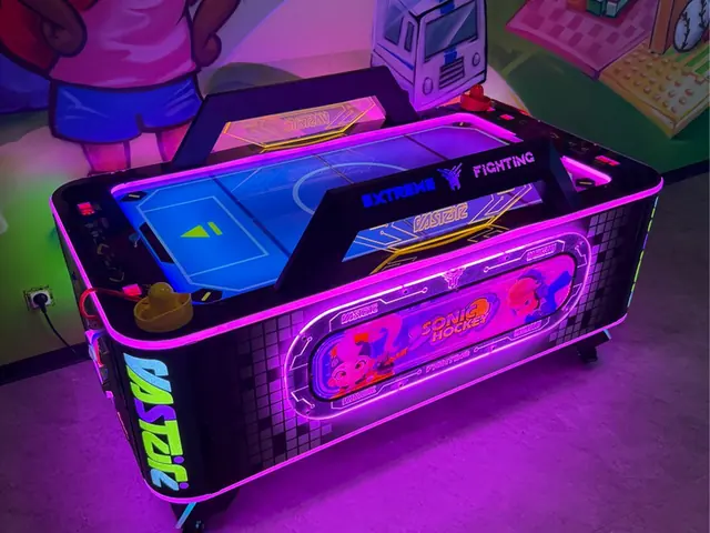 Air hockey Petit Champion – location jeux d'arcade et de fête foraine en Île-de-France