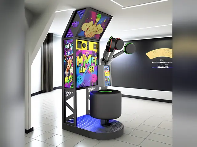 Borne de frappe MMA – location jeux d'arcade et de fête foraine en Île-de-France