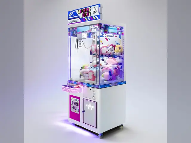 Machine à pince néon – location jeux d'arcade et de fête foraine en Île-de-France